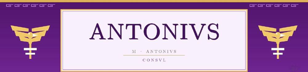 Placard for Antonius, Caesarians faction